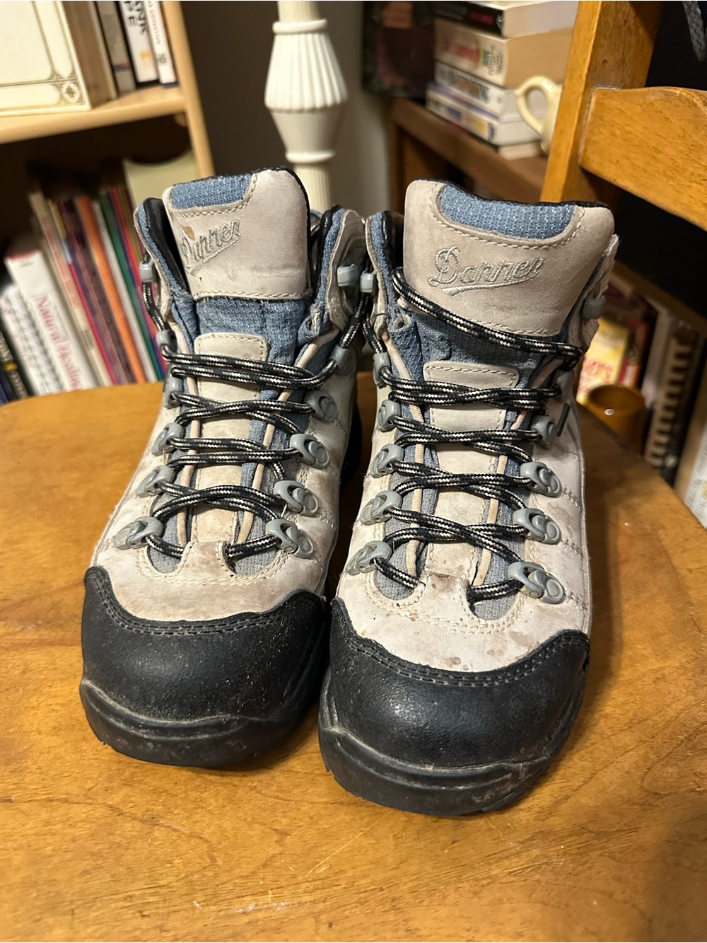 Danner Women’s Gray, Black and Blue GTX Hiking & Trail Boots